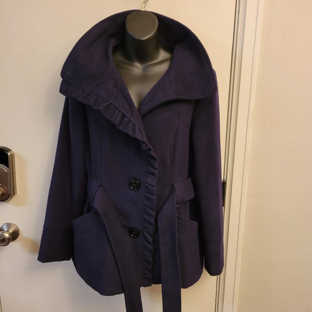 Steve Madden Navy Pea coat size L